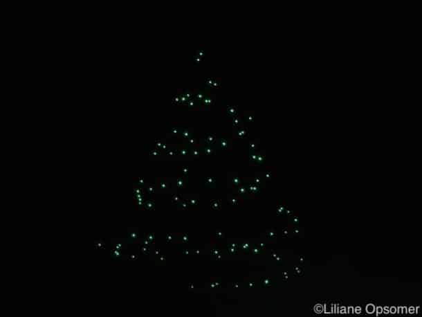 Drone Christmas tree