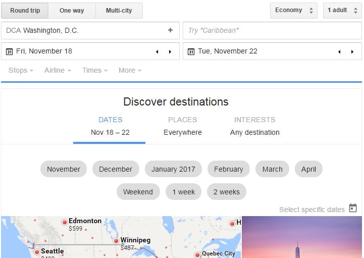 google-flights-homepage
