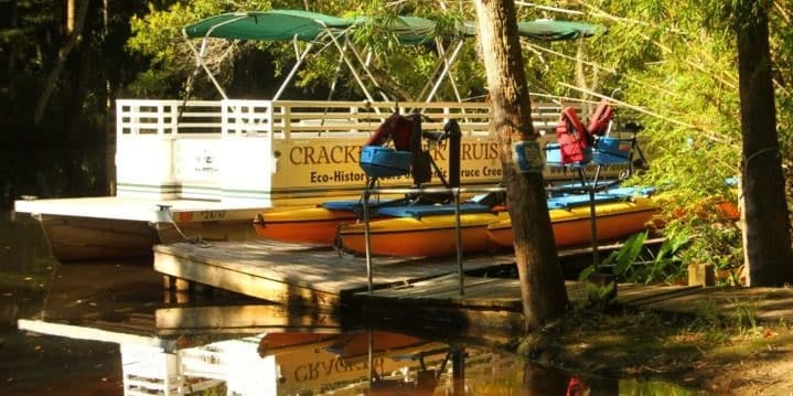 Cracker Creek pontoon boat excursion (Credit: Bill Rockwell)