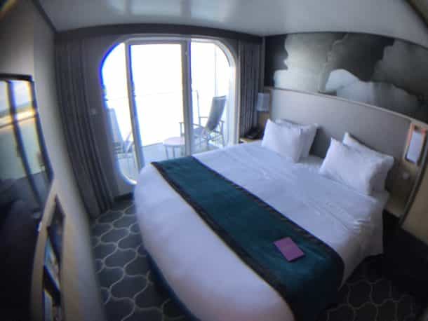 My cabin with balcony