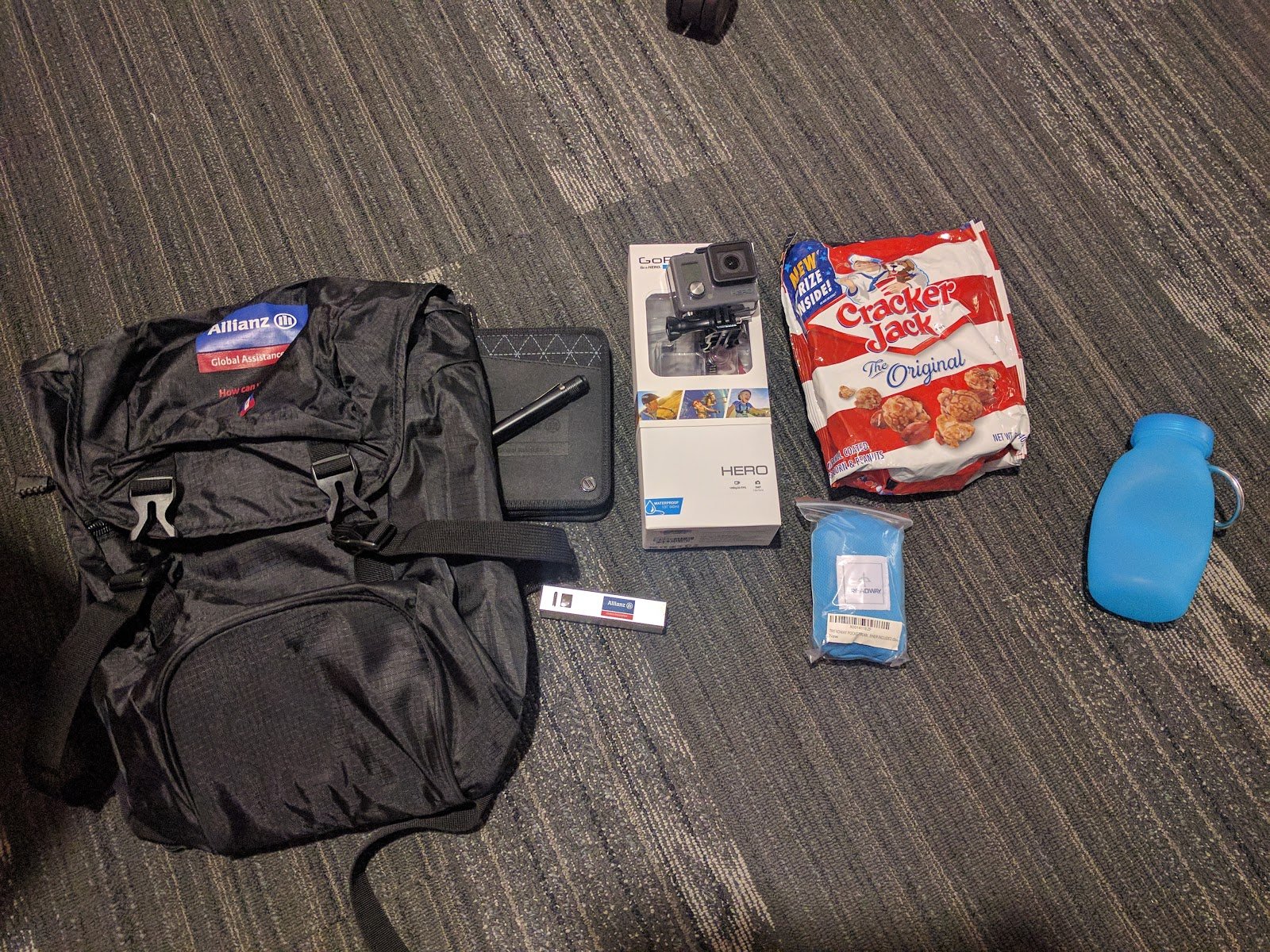 Winner Stephen's GoBag contents