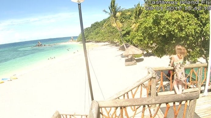 Screenshot from castawayfiji.com/webcam