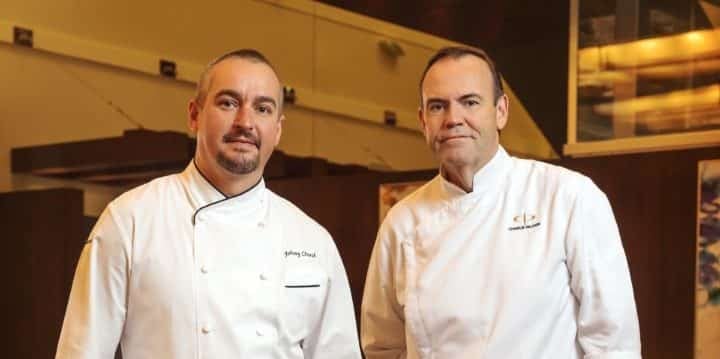 Chef Johnny Church and Chef Charlie Palmer