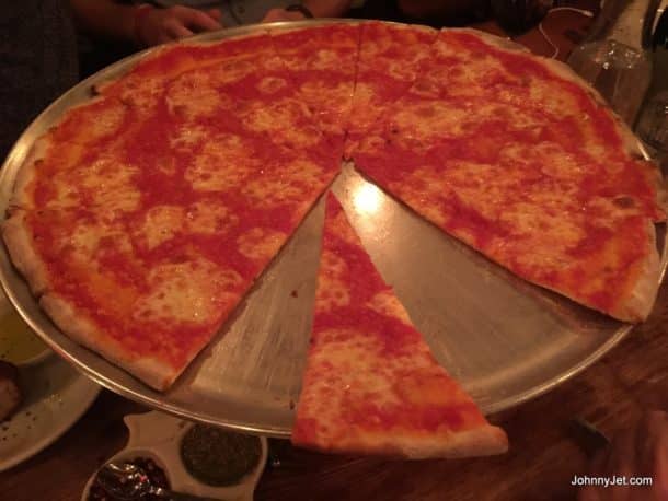 Pizza from Rubirosa in NYC