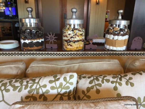 Treats in the Club Lounge at the Ritz-Carlton Rancho Mirage