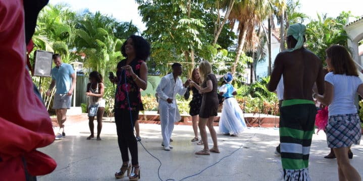 Dancing to "Guantanamera" at the African Cultural Center (Credit: Caitlin Martin)