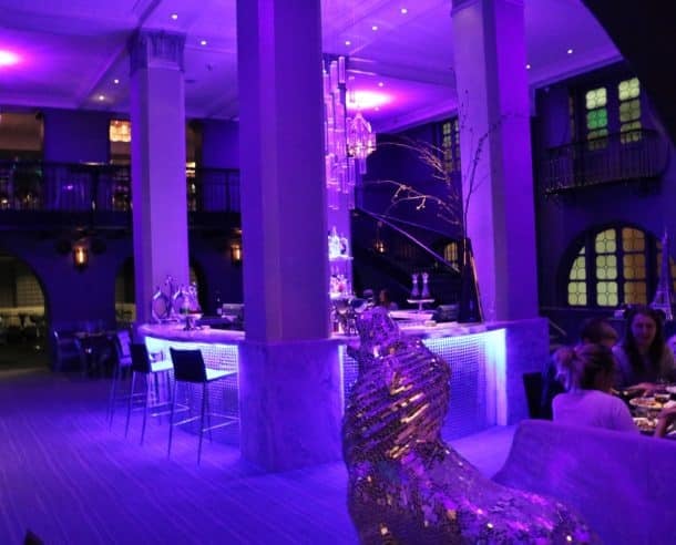 Interior of Rebelle at St. Anthony Hotel