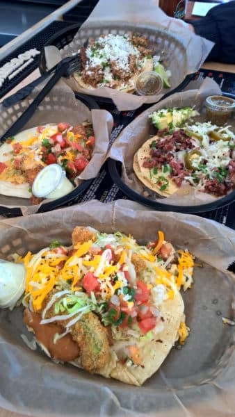 Four tacos at Torchy's Tacos