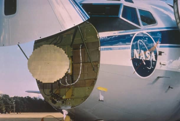 Boeing 737 weather radar (Credit: NASA)