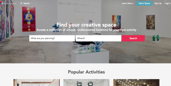 Peerspace: Host a party, event or dinner