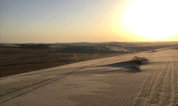 The Qatari desert