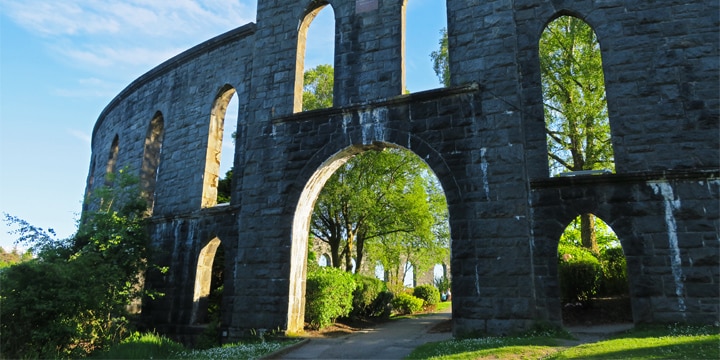 McCaig's Tower in Oban, modeled after the Roman Colosseum 