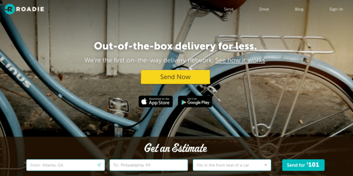 Roadie: The cheap delivery service