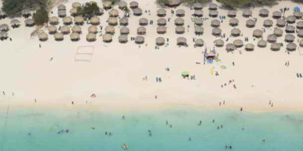Sparking ocean from helicopter (Credit: Caitlin Martin)