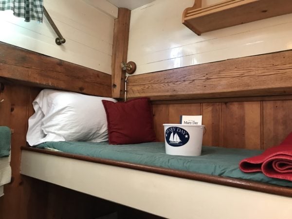 Top bunk in Cabin 6
