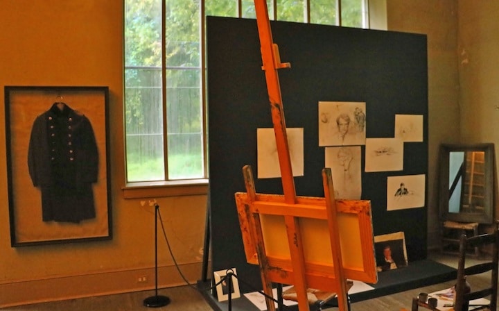 Inside Andrew Wyeth's studio (Credit: Bill Rockwell)