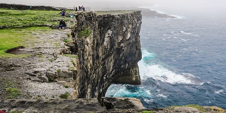 The cliffs at Dun Aonghasa, Inishmore