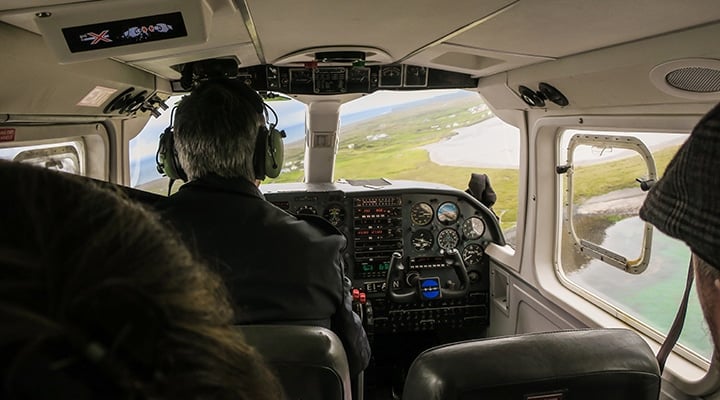 Coming in for landing on Inishmore