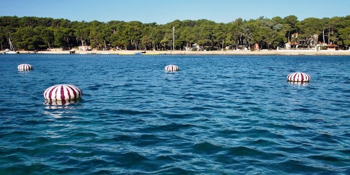 The calm waters of Losinj's Cikat Bay