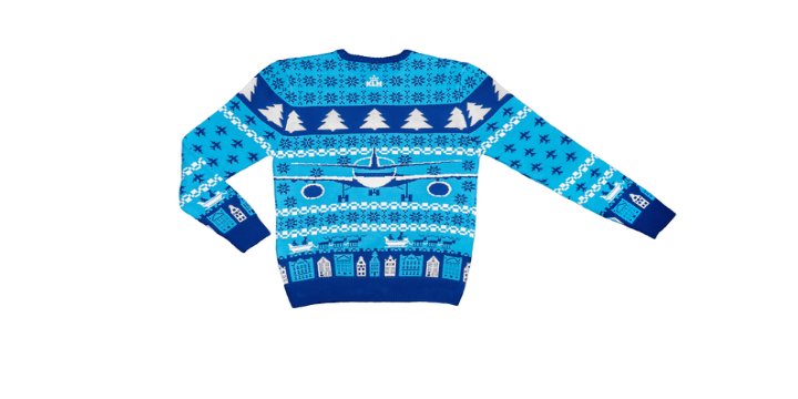 Ring in the holidays with these beautiful KLM Christmas sweaters