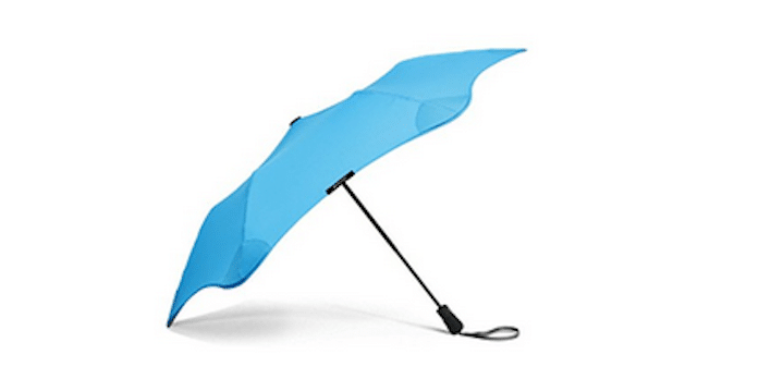 The umbrella that won't turn inside-out