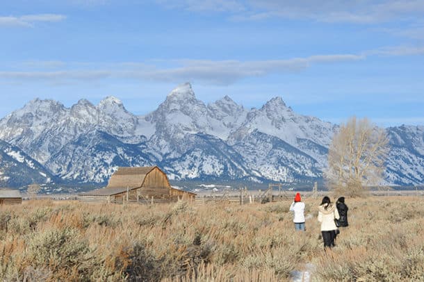 One of the most photographed sites in Wyoming is the weathered Moulton Barn in Grand Teton National Park