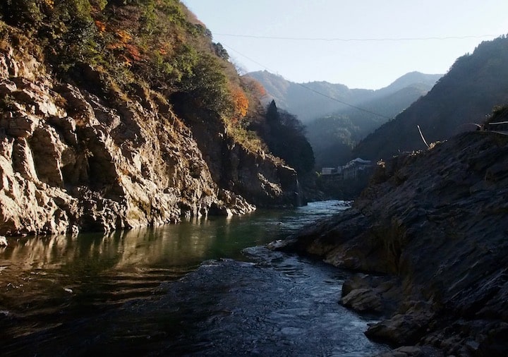 The famed gorges of Tokushima