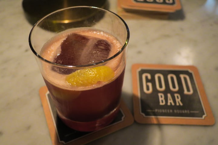 "Joe's Drink" at Good Bar in Pioneer Square