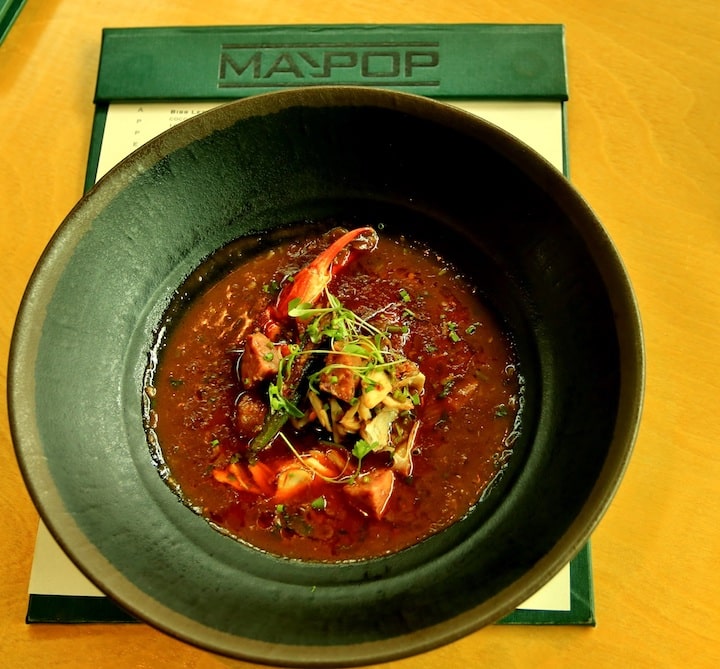 Blue crab gumbo at Maypop restaurant (Credit: Bill Rockwell)