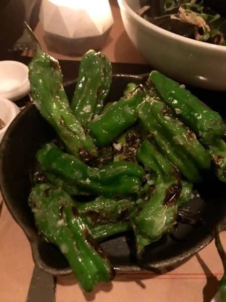 Burleigh shishito peppers