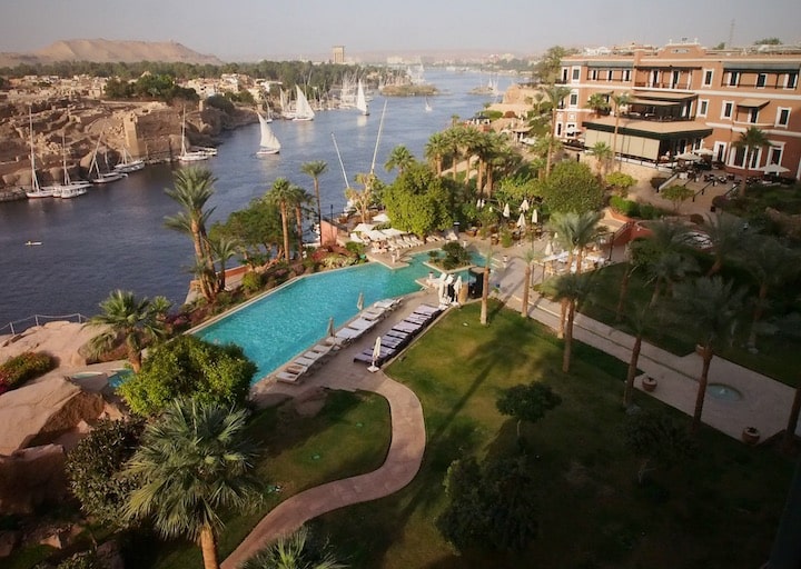 The Nile from the Sofitel Legend Old Cataract Aswan