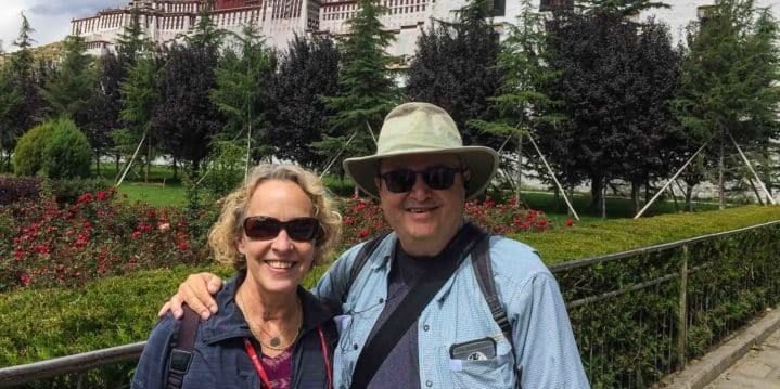 Kristin Henning and Tom at Potala Palace