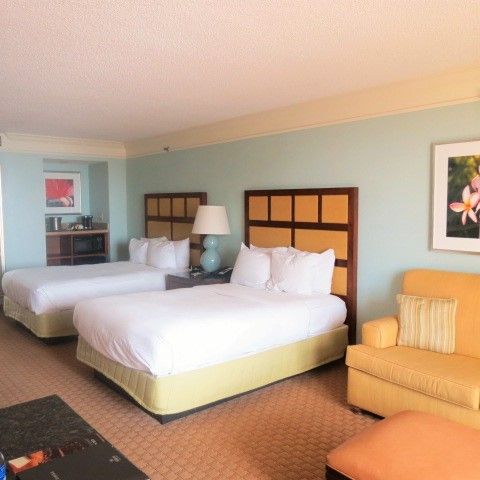 Comfortable beds in our suite (Credit: MaryAnne Danahy)