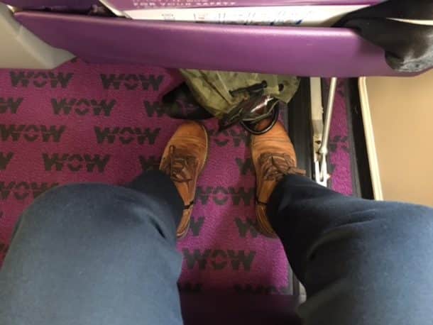 Legroom in WOW Premium