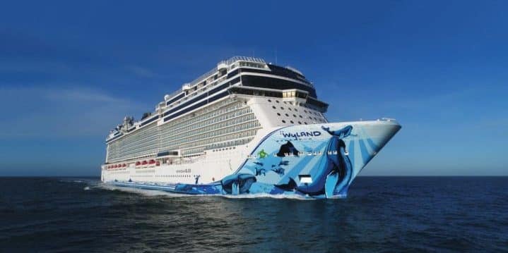 NCL’s newest ship, Norwegian Bliss (Credit: NCL)