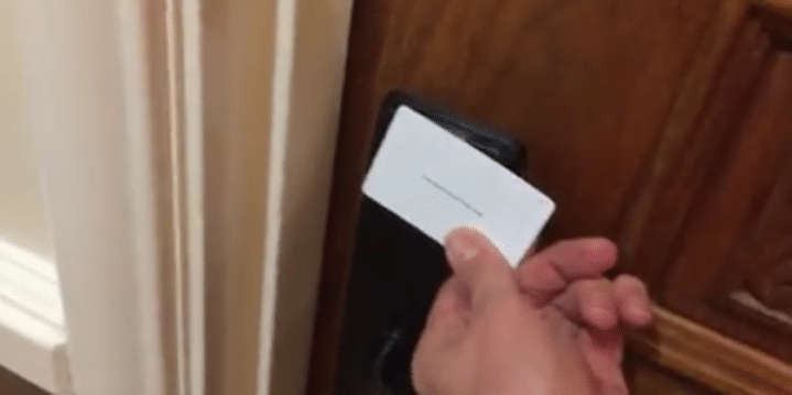 How to quietly shut your hotel room door