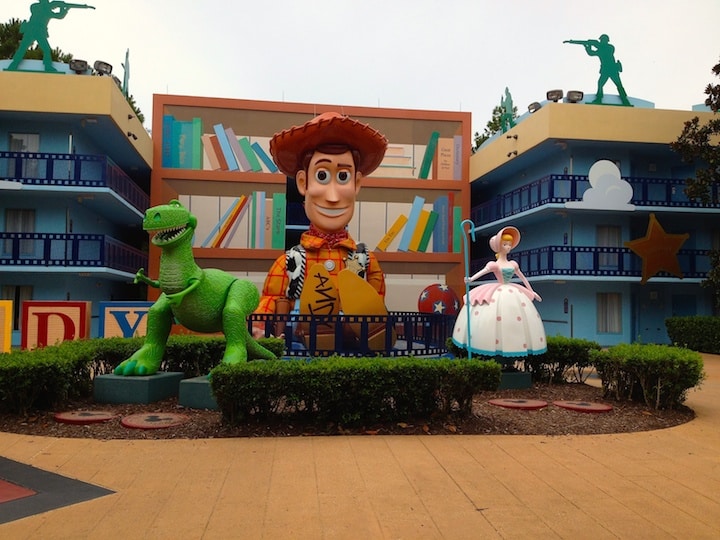 Toy Story section of Disney's All Star Movies Resort