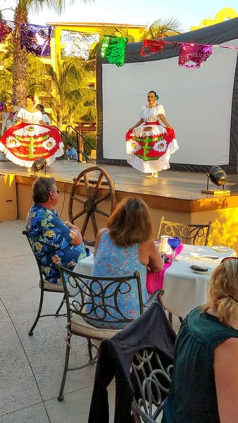 Fiesta night celebrated outdoors by talented staff