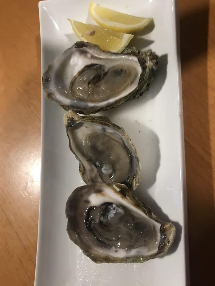 Mabou oysters at Clove Hitch