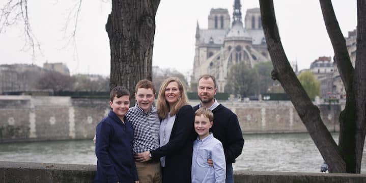 Kirsten Maxwell and family