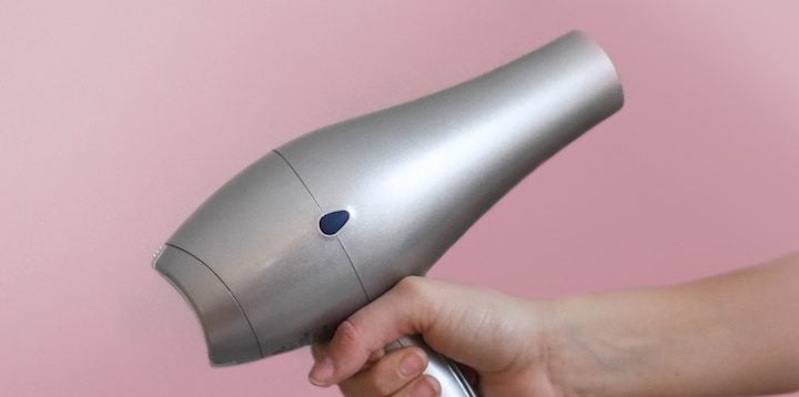 Test the hairdryer before you use it