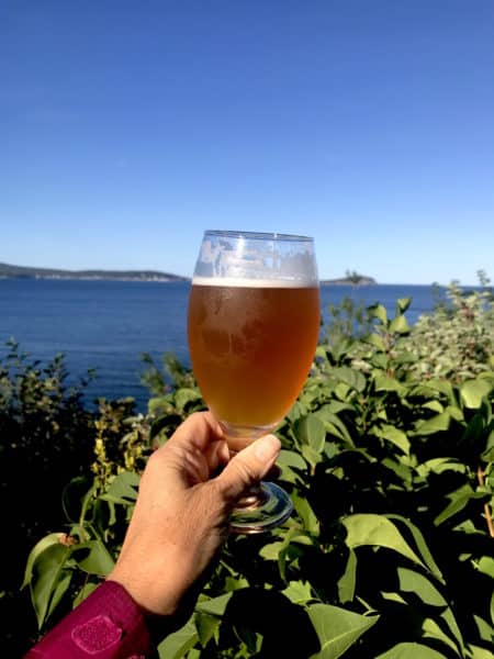 A Cape Breton ale at Keltic Lodge