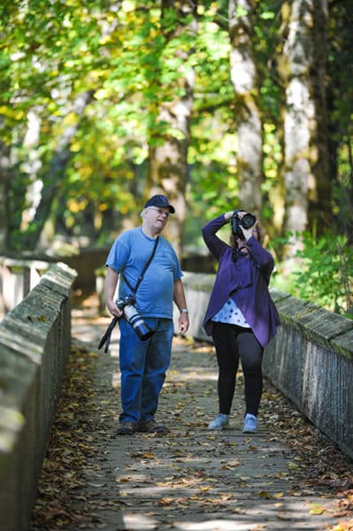Easy access and up-close views of nature from a well-maintained trail attract thousand of nature photographers