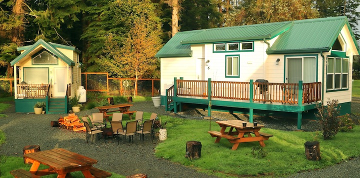 Sheltered Nook tiny homes in Tillamook (Credit: Bill Rockwell)