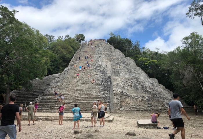 Cobá's main pyramid: Nohoch Mul