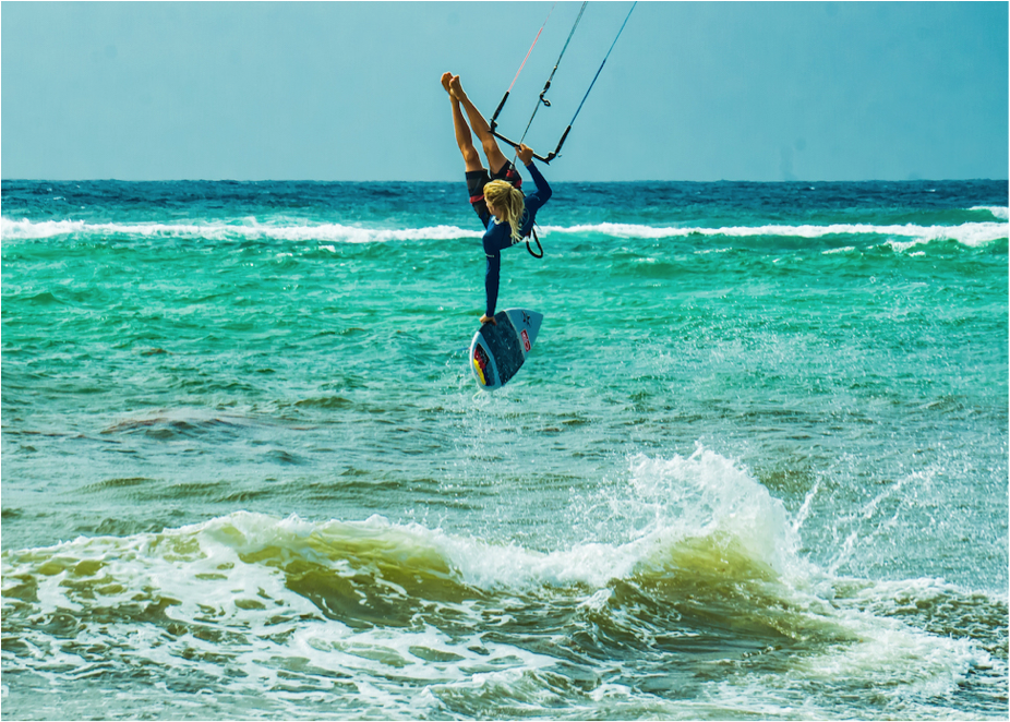 UpWind Kitesurf School instructor Simon Joostens at Silver Sands