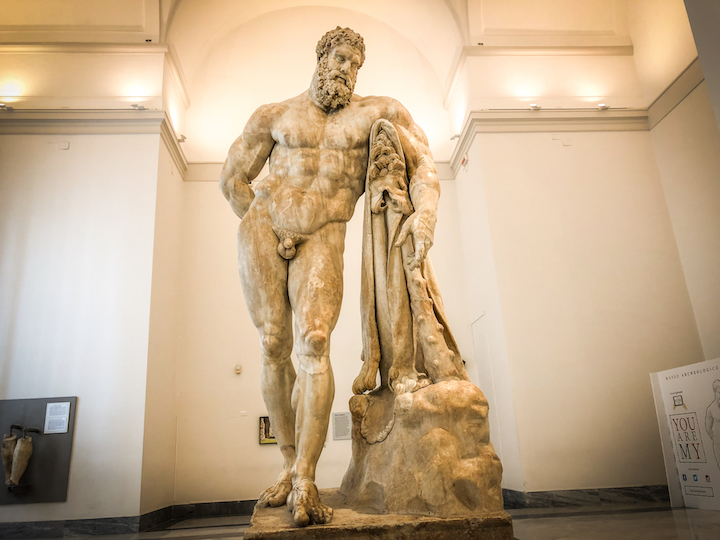 "Farnese Hercules" at the National Archaeological Museum