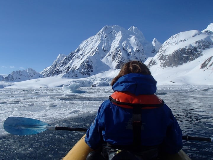 Kayaking in Svalbard