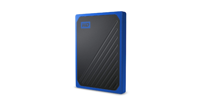 This is the external hard drive I use to store travel photos