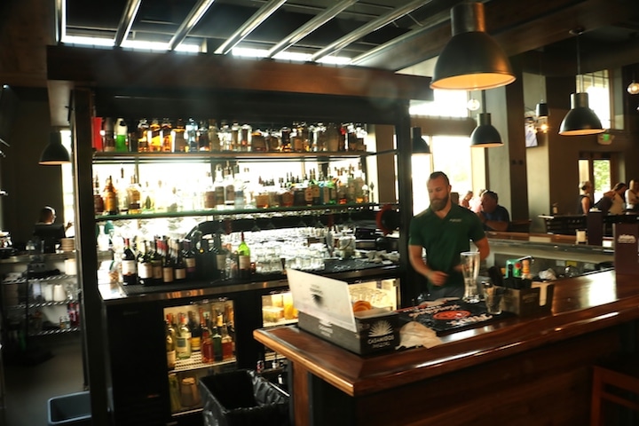 The bar at Milner's Gate restaurant (Credit: Bill Rockwell)